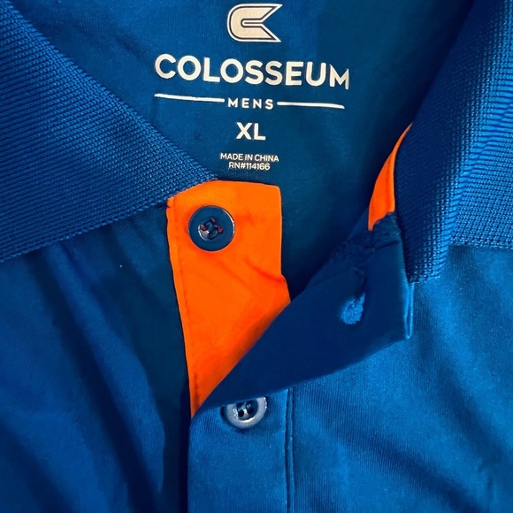 Florida Gators Colosseum Men’s Shirt Short Sleeve Royal Blue Golf Polo XL - Picture 4 of 9